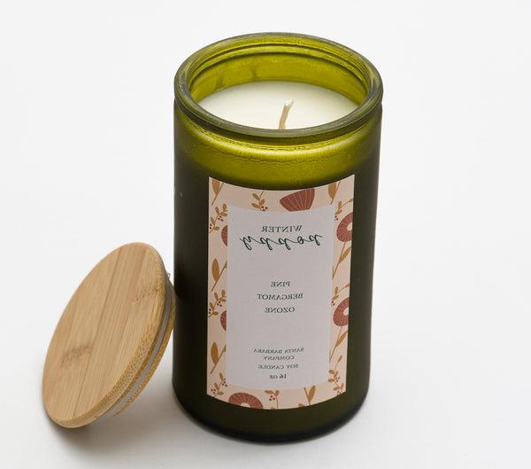 Winter Poppy Candle